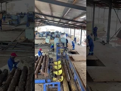 Linha de produção de serra de fita dupla