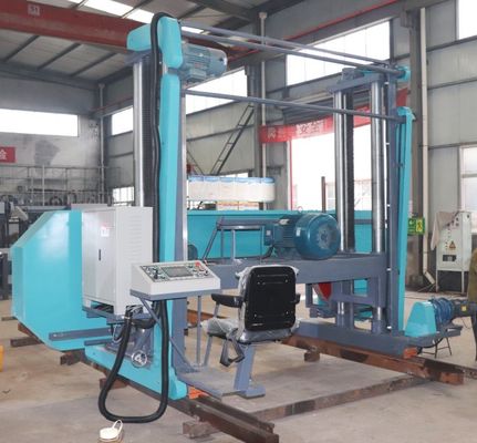 Large Wood Working Portable Horizontal Band Sawmill Log Cutting Machine