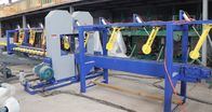 Wood Cutting Vertical Band Saw Twin Vertical Band Sawmill Production Line, big motor vertical saw