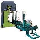 Mobile Vertical Band Sawmill with Table Diesel Engine powered Truck Loading Move
