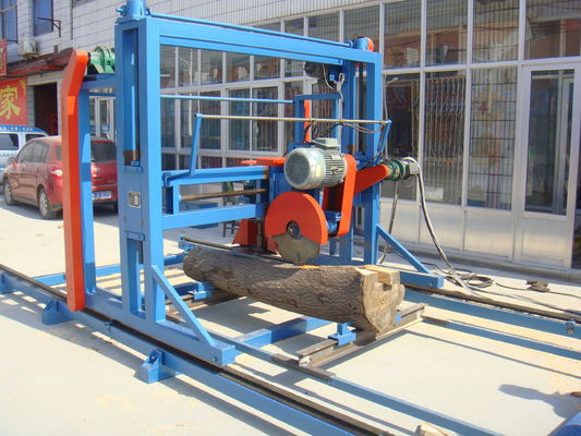6meters Log Cutting Double Blades Angle Circular Saw sawmill Machines with electric inverter