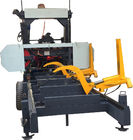 MJ1000/MJ1600D diesel portable sawmill/timber sawing horizontal band saw mill machine for fiji timber