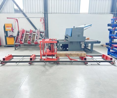 Solid Wood Woodworking Moulder Automatic Thickness Planer Matched on Portable Sawmill Rail