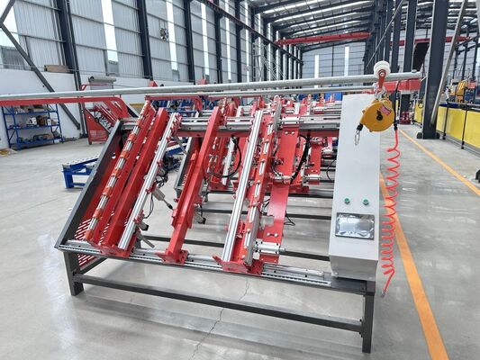 Pneumatic Pallet Nailing Table, Stringer Wood Pallet Nailing Machine, Pallet Making Machine