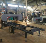 MJ1000 diesel portable sawmill,wood working horizontal band saw mills, log cutting bandsaw