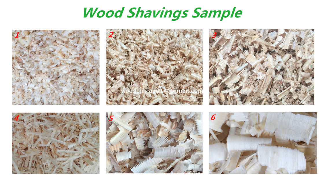 wood shaving machine shavings making full production line with drying, bagging machine