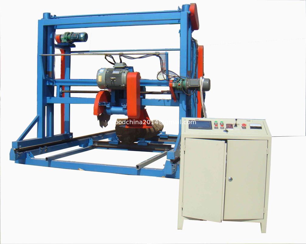 Circular saw wood cutting machine portable saw mill, Double Blades Sawmill for 6 meters flooring material