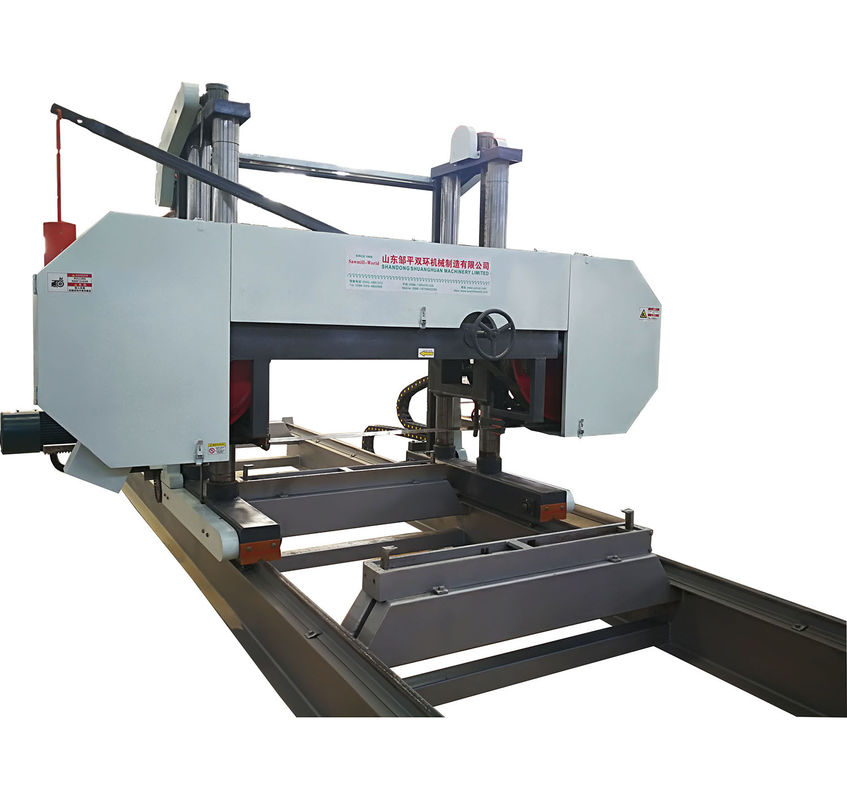 China Large Size Heavy Duty Wood Horizontal Band Sawmill low cost good quality supply