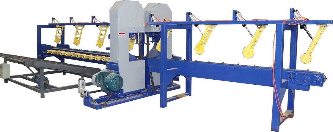 Log Double Cutting Saw Equipment Twin Heads Bandsaw Vertical Band Sawmill  for sale