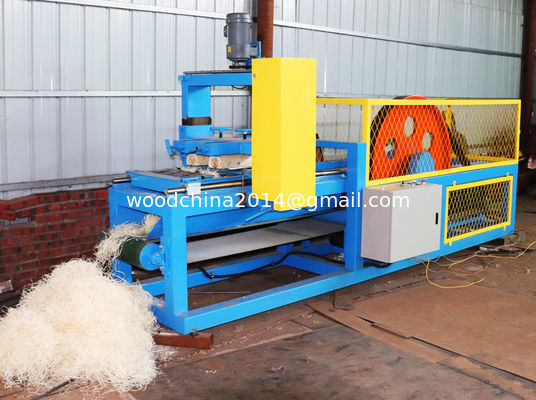 Máquina de fabricação de lã de madeira de grande capacidade para fogões de fogo de lã de madeira Máquina de corda de lã