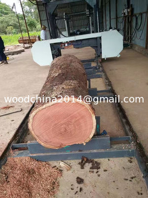 25HP 27HP Portable Horizontal Band Sawmill 700mm Tree Saw Mill Machine