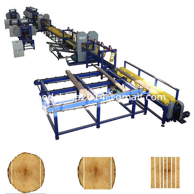 Linha de produção de processamento de madeira industrial