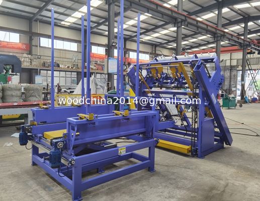 Máquina automática de montagem de paletes de estrangulamento Euro blocos de serradura de paletes máquina de pregar paletes de madeira