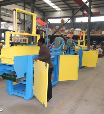 Máquina grande de cortar madeira para roupa de cama de animais 4000kg por hora