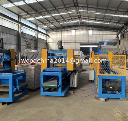 Máquina de fabricação de lã de madeira de alta produção Excelsior Shredding comprimento 500 mm