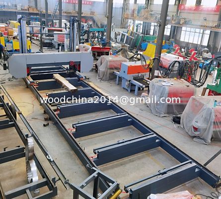 Dia 2500mm CNC horizontal automática de madeira Serra Máquina de Serra para corte de madeira africana