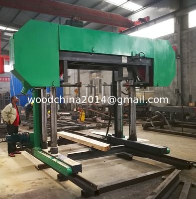 Serradora elétrica portátil Serradora horizontal com motor diesel para corte de troncos grandes