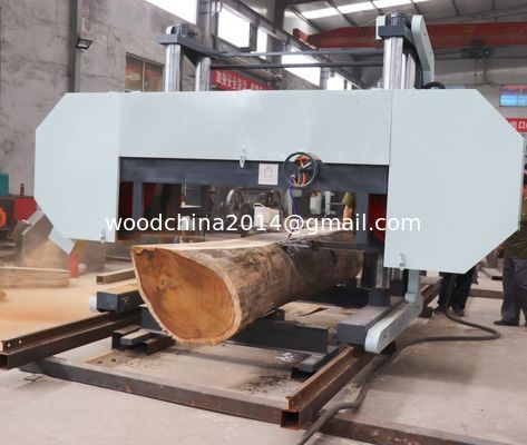 Máquina de serragem de banda larga horizontal de grande porte para máquinas de trabalho da madeira