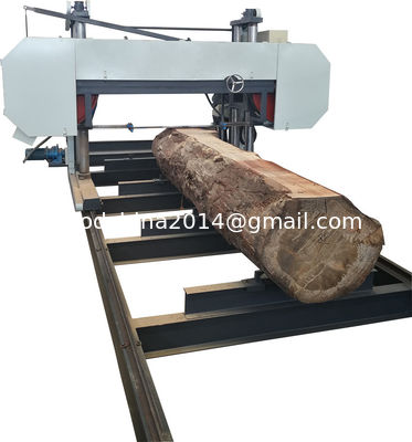 Serradora elétrica portátil Serradora horizontal com motor diesel para corte de troncos grandes
