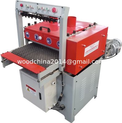 HW500 Máquina de Serra Infravermelha Pequena Multi Blade Rip Saw Machine Com Laser Positioning Single Shaft