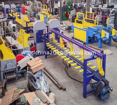 Production Line Wood Product Processing Pine Wood Saw Machine Wooden Pallet Machine