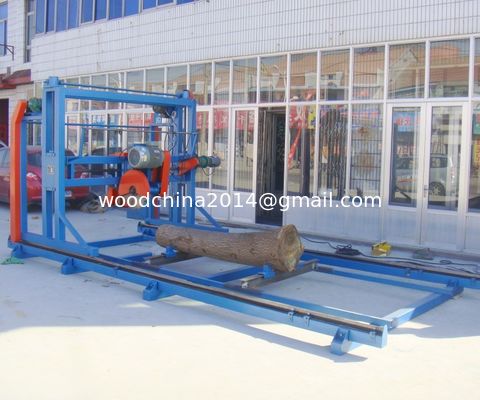 Máquina de serrar circular para corte de madeira de tronco de madeira 300 mm x 210 mm