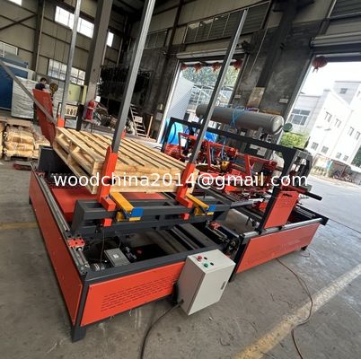 Pálete semi automática que prega a máquina, pregando a máquina para a pálete de madeira, máquina para pregar a pálete