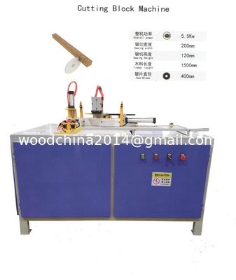 Máquina automática de corte de serras de blocos de paletes de madeira/cortador de blocos de madeira com preço baixo