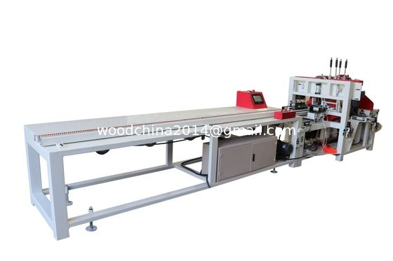 7.5KW Automatic CNC Wooden Pallet Foot Pier Making Machine For 40-120MM Thickness 40-100MM Width