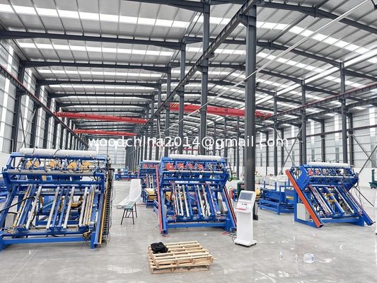 Máquina de pregar paletes americanos semiautomática
