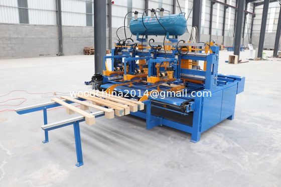 Voltagem 3 Fase ou conforme as necessidades do cliente Automação European Pallet Legs Nailing Machine