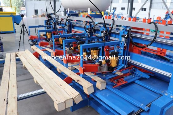 Voltagem 3 Fase ou conforme as necessidades do cliente Automação European Pallet Legs Nailing Machine
