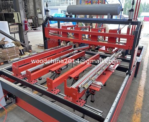Máquina de fabricação de paletes de madeira de madeira horizontal semiautomática