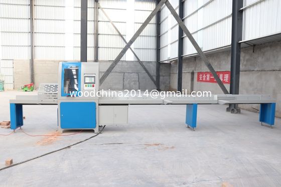 China Alta precisão automática CNC Hidráulica Pallet de madeira de corte Máquina de serra para serrador