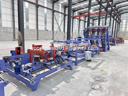 Máquina de montagem de paletes europeia Máquina de pregar paletes de madeira automática industrial para fazer paletes de madeira