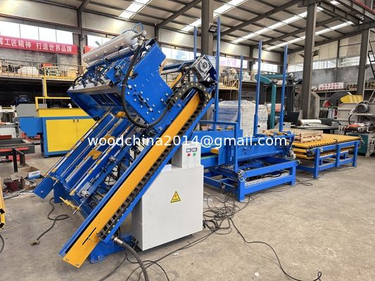 Economia Equipamento de fabricação de paletes Máquina de pregar paletes de madeira CNC para paletes dos EUA