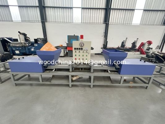 Nova máquina automática de 2 cabeças de serralha de chapas de madeira