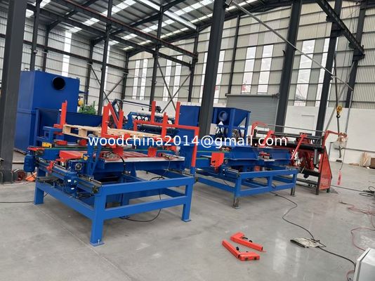 Máquina de fabricação de paletes de madeira para a fabricação de paletes de madeira