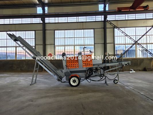 Partilhador de madeira agrícola com motor de gasolina de 15 CV e motor de serra de 4800 rpm