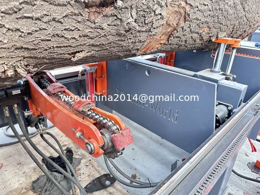 Máquina de Serra de Banda Hidráulica Horizontal Totalmente Automática para 1000 mm de Madeira