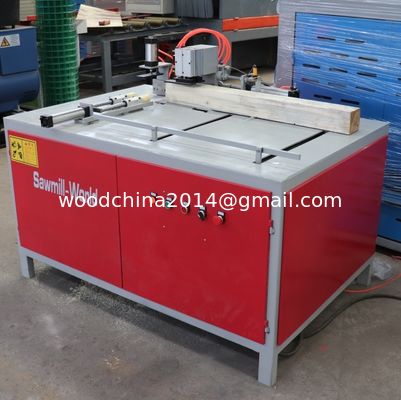 Máquina automática de corte de blocos de madeira industrial