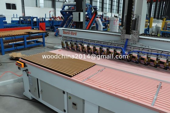 MDF painel de parede teto à prova de som personalizado 2400-3000mm painel acústico máquina de pregar