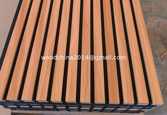 MDF painel de parede teto à prova de som personalizado 2400-3000mm painel acústico máquina de pregar