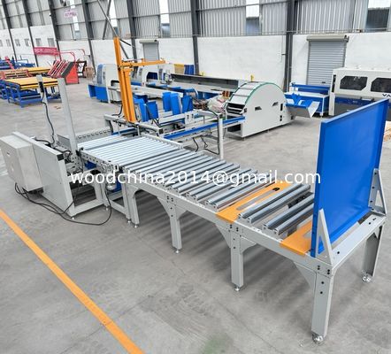 Máquina de empilhamento de madeira totalmente automática para madeira de comprimento personalizado