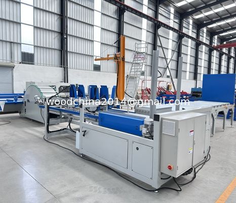 Máquina de empilhamento de madeira totalmente automática para madeira de comprimento personalizado