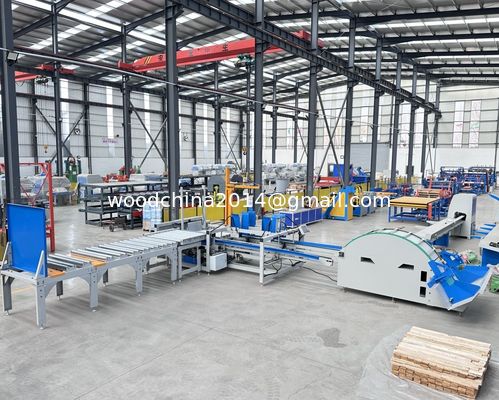 Plancas de madeira Máquina de empilhamento de madeira Pallet automático Placas de madeira de transporte Máquina de empilhamento