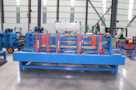 Euro Wood Pallet Automatic Nailing Machine Pallet Foot Assembly Machine