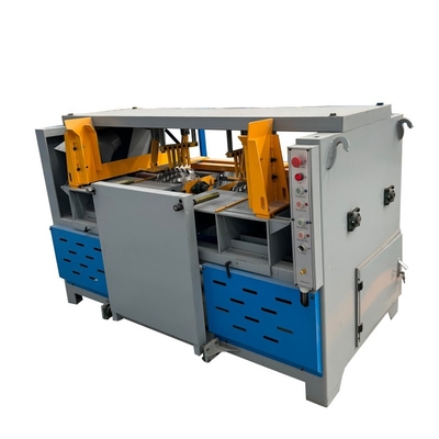 Fabricante vendendo Entalhador de Paletes Cortador Automático de Cabeça Dupla Máquina de Entalhar Paletes de Madeira