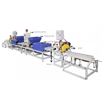 Máquina de produção automática de blocos de paletes de madeira