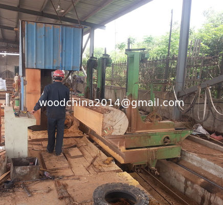 MJ3210 40'' Automatic Wood Cutting Vertical Band Saw Sawmills Machine with Log Carrier